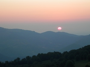 5h45, le soleil levant vers le Rossberg